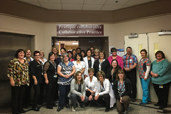 Staff members of the St. Joseph Community Health Centre who took part in the open house event. 